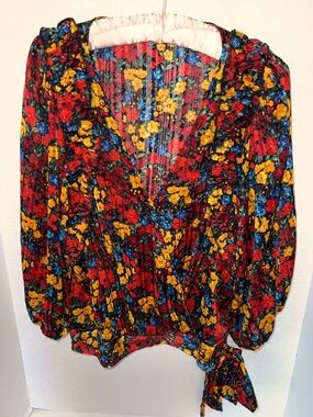 Willow Red Multi Floral Blouse